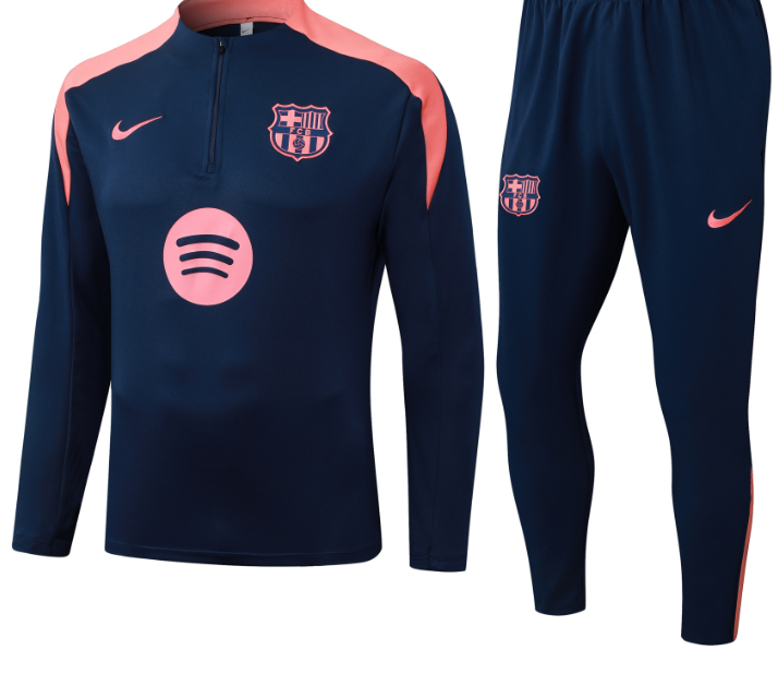BARCELONA - NAVY / PINK TRACKSUIT