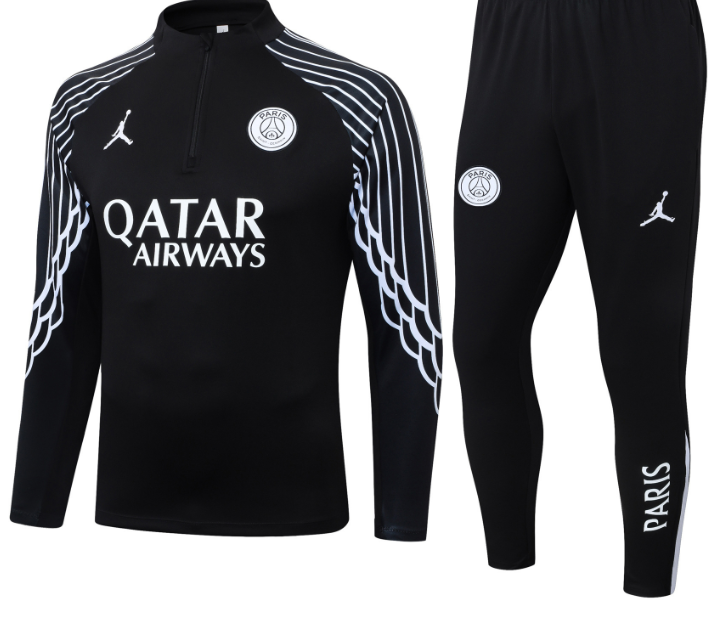 PSG - BLACK / WHITE TRACKSUIT