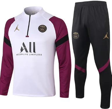 PSG - WHITE / MAROON TRACKSUIT